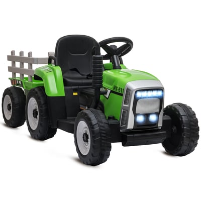 Tracteur électrique enfant avec remorque HOMCOM