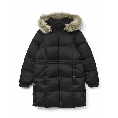 Doudoune longue à capuche bordée VERO MODA