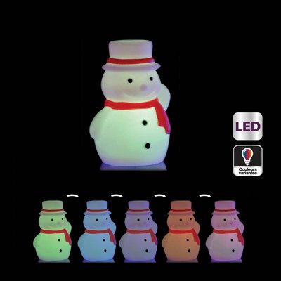 Sujet lumineux bonhomme neige 1 LED FEERIC LIGHTS & CHRISTMAS