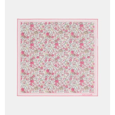 Bandana laucou motif floral en coton bio CADET ROUSSELLE