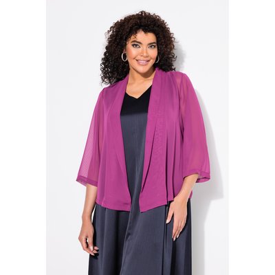 Veste en mousseline oversize. Col châle et ULLA POPKEN