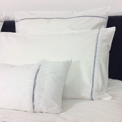 Taie de coussin White SWAN LIOU