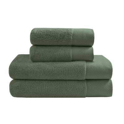 Ensemble Maxi bain 4 pièces (2 Maxi draps de bain + 2 serviettes) SENSOFT SENSEI MAISON