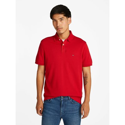 Polo dritta stretch 2 bottoni al collo TOMMY HILFIGER