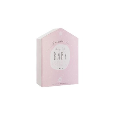 Maison coffret naissance Bienvenue chez toi Baby Girl ATMOSPHERA