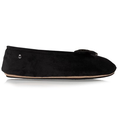 Chaussons Ballerines détail nœud précieux ISOTONER