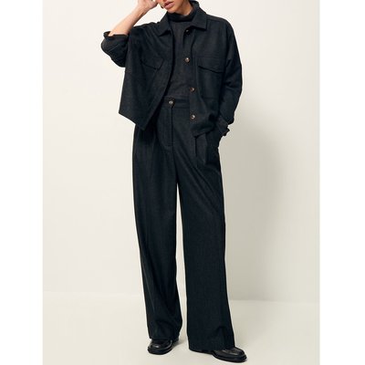 Emilio Striped Tailored Trousers with High Waist SESSUN