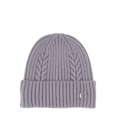 Bonnet En Maille Avec Logo GUESS