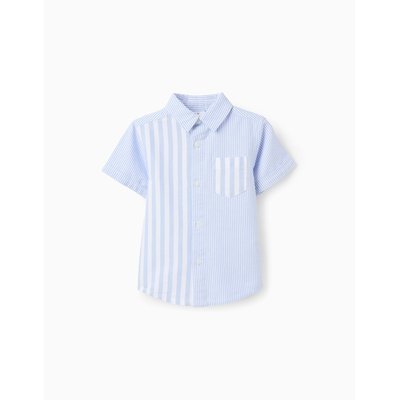 Chemise à manches courtes en Oxford 100% coton ZIPPY