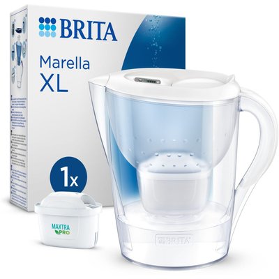 Carafe filtrante marella XL blanc BRITA