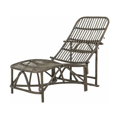 Chaise longue de jardin en Rotin BLOOMINGVILLE