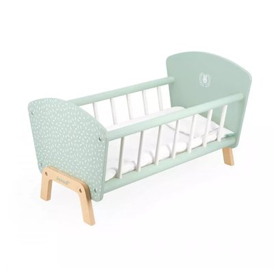 Lit en bois Zen pour poupée JANOD