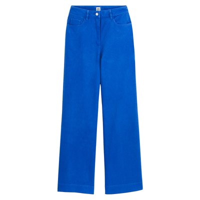 Wijde broek met hoge taille LA REDOUTE COLLECTIONS