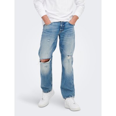ONSEDGE Taille moyenne Straight Fit Jeans Coupe regular ONLY & SONS