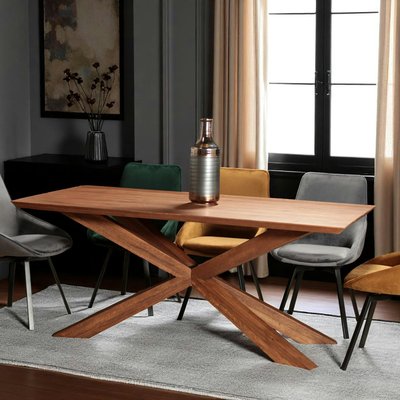 Table de repas mikado en chêne massif 180 cm OKA PIER IMPORT