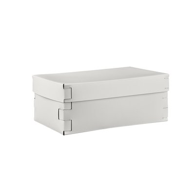 Коробка для хранения вещей из натуральной кожи, 32 х 20 х Н13,5 см SO'HOME