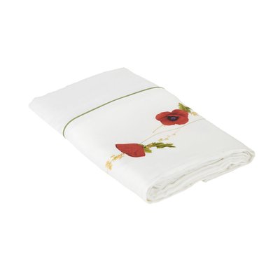 Drap plat Céleste - Soie et satin de coton TRADITION DES VOSGES