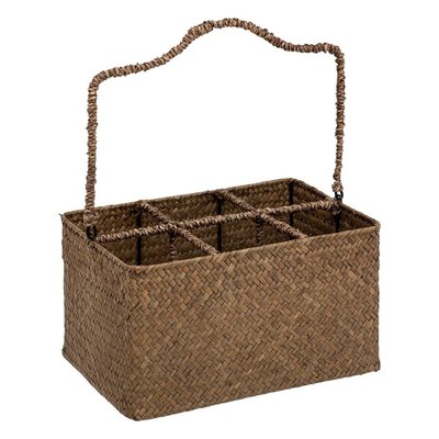 Porte Bouteilles Floral Collection Naturel X6 ATMOSPHERA