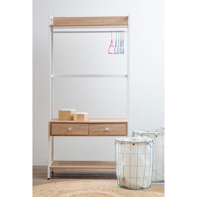 Beverley Oak Desk Unit SO'HOME