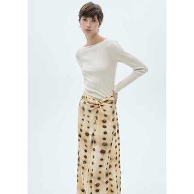 Jupe a pois mango outlet
