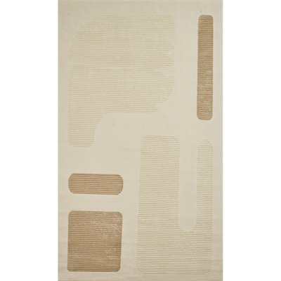 Tapis tissé géométrique, collection Bianca RECOLLECTION