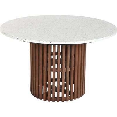 Table de salle à manger en acacia terrazzo élégant RECOLLECTION
