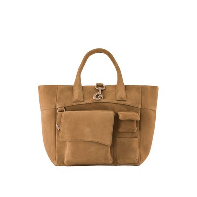 Sac cabas Working cuir velours IKKS