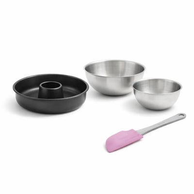 Set de 4 ustensiles de pâtisserie moule à gâteaux 2 bols ZENKER