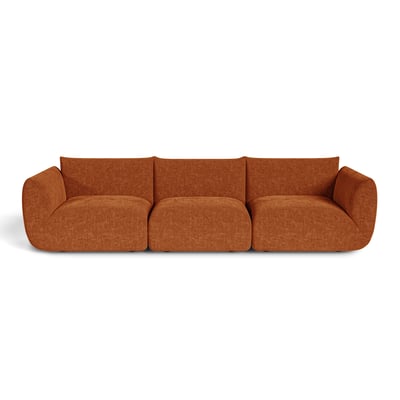 Canapé modulable 5 places en velours chenillé NOOMA SIA HOME