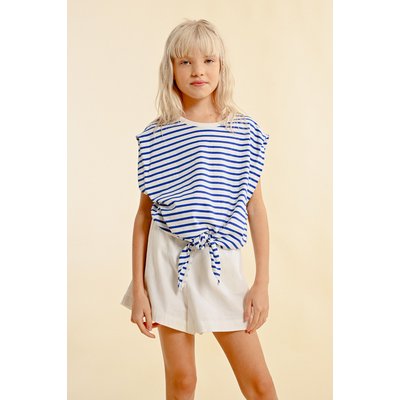 T-shirt marinière nouable à la taille MOLLY BRACKEN GIRL