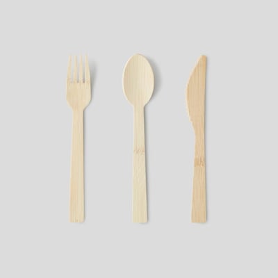 Ménagère, 36 pièces, couverts en bambou MONOPRIX MAISON