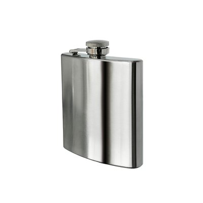 Hip Flask in Stainless Steel, 8oz SO'HOME