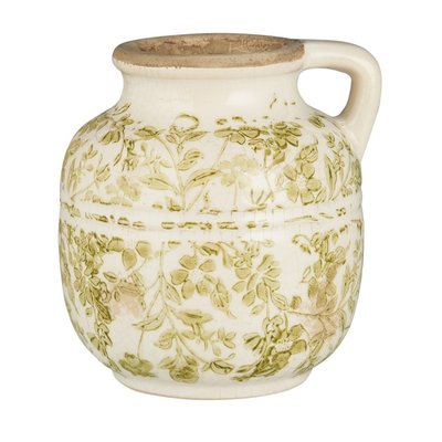 Vase céramique motif floral  Green Blossom IB LAURSEN
