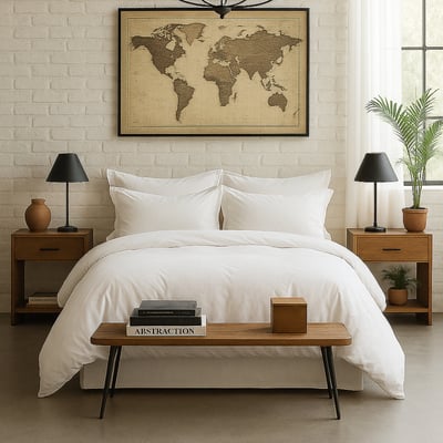 housse de couette en percale de coton lavé unie, ELEGANCE BATON ROUGE