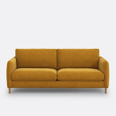Canapé convertible velours, 4 places Loméo LA REDOUTE INTERIEURS
