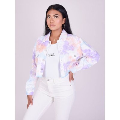 Veste en jean tie dye La Redoute