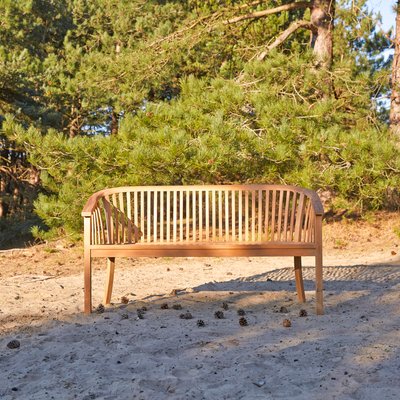 Banc de jardin en teck massif ERNEST TIKAMOON