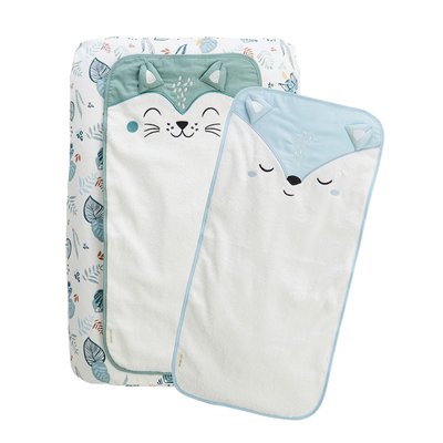 Housse de matelas à langer + 2 tapis de change Roméo PETIT BEGUIN