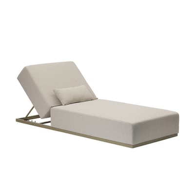 Bain de soleil en aluminium kaki  LIVO BERAH GETAH