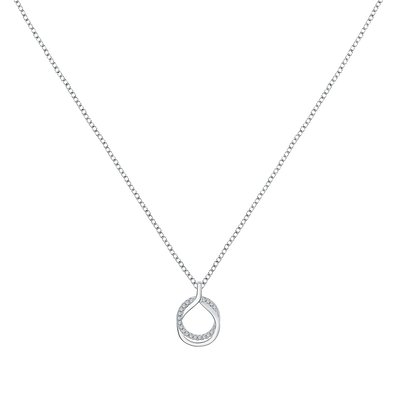 Collier en argent 925 et oxyde de zirconium CLEOR