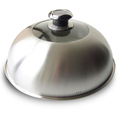 Cloche pour plancha CLOCHE INOX THERMOMETRE LE MARQUIER