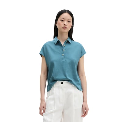 Polo loose en single jersey doux MARC O'POLO