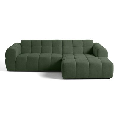 Canapé d'Angle droit en Tissu texturé 4 places - RAY LISA DESIGN