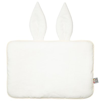 Oreiller plat coussin lapin réversible en lin lavé LINO SEVIRA KIDS