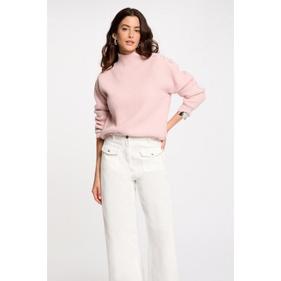 Pull col montant en fine maille MORGAN