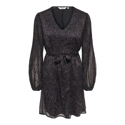 Robe courte imprimée avec ceinture ONLY