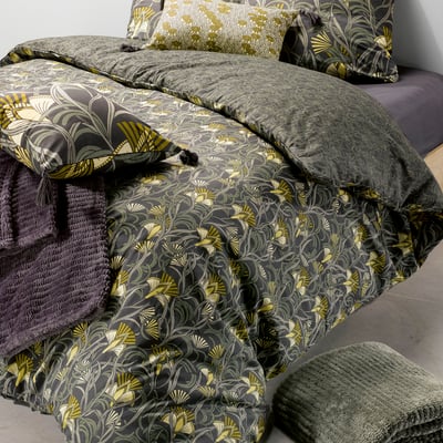 Parure housse de couette en coton imprimée, LIANA C DESIGN HOME TEXTILE