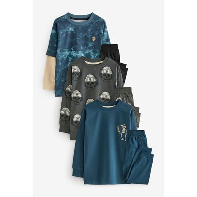 Pyjama à manches longues, lot de 3 NEXT