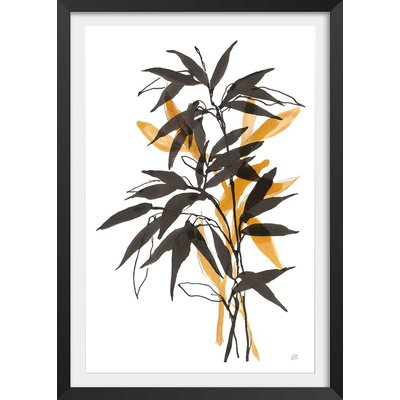 Poster orange bambou HEXOA