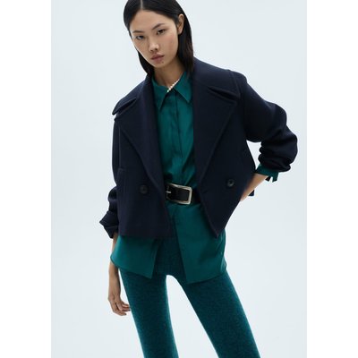 Pantalon évasé maille MANGO